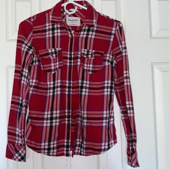 Aeropostale plaid long sleeve  shirt Sz S - Picture 3 of 12